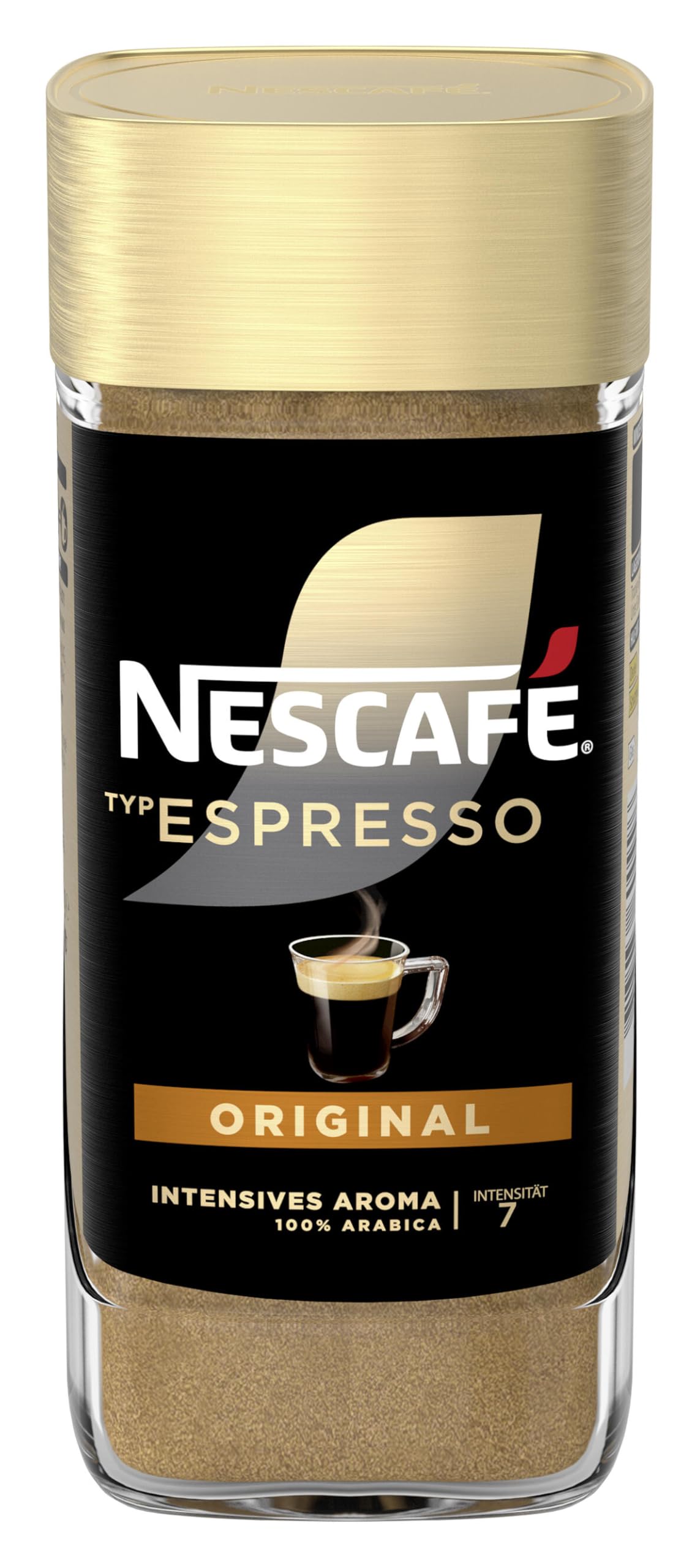 Gold Type ESPRESSO, Premium Instant Espresso with 100% Fine Arabica Coffee Beans, Contains Caffeine, with a Velvety-Soft Crema, 1 Pack (1 x 100 g)