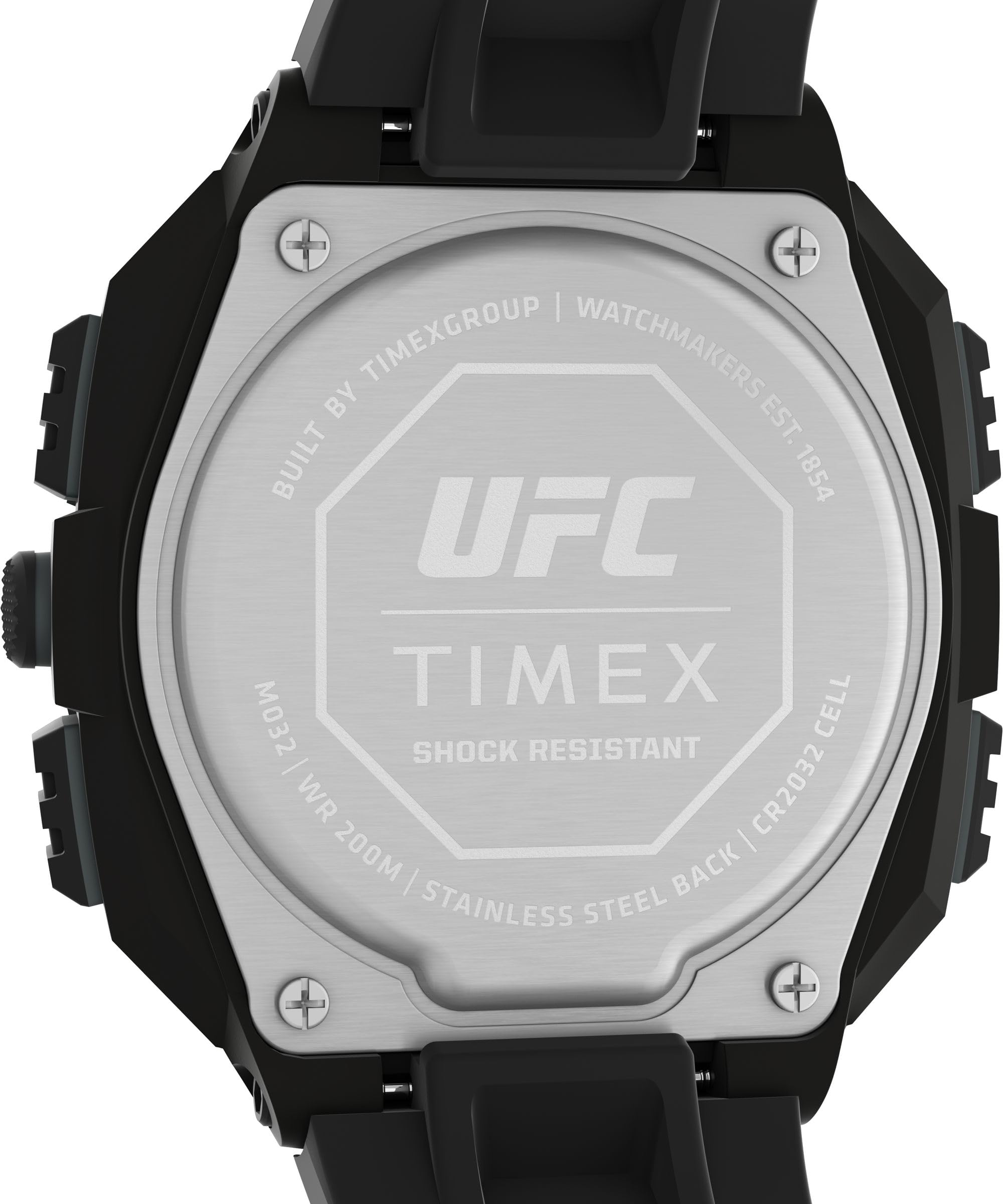Timex UFC Strength Shock XL zegarek męski 50mm czarny gumowy pasek TW2V85100