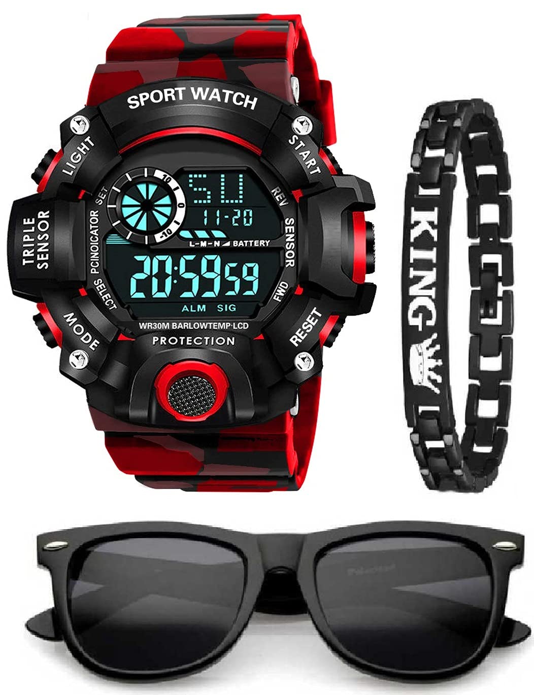 SELLORIA Brand - Army Shockproof Waterproof Digital Sports Watch for Mens Kids Sports Watch for Boys - Military Army Watch for Men (B09F9X6VPD) Amazon Price History, Amazon Price Tracker