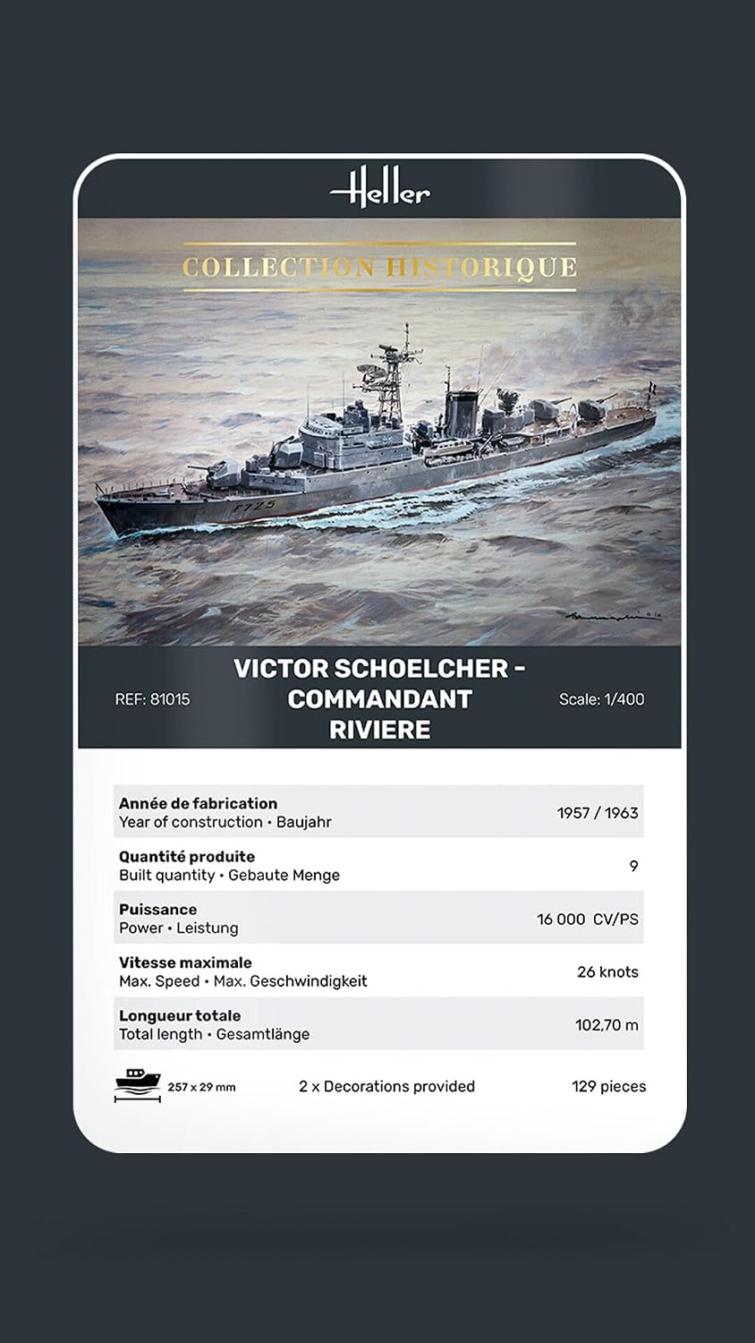 Heller HEL81015 Scale Model kit