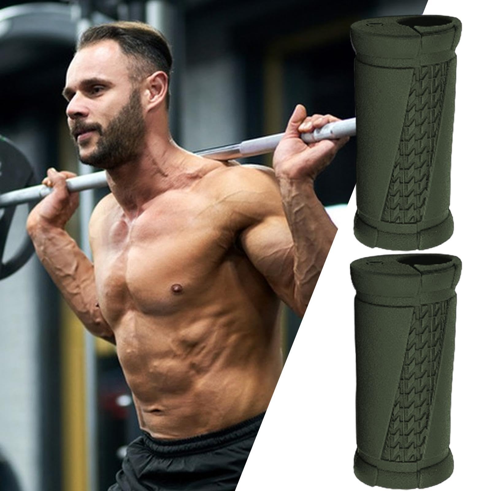 Fat Grips - 1 Paio di impugnature per Manubrio, Adattatore per bilanciere, Palestra, Allenamento di, Gomiti, Polsi, Braccia, bicipiti, tricipiti, Donne e Uomini