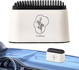 Refrigerator Odor Eliminator | Household Charcoal Deodorizer with Suction Cup - Reusable Deodorizer for Home, White Odor Eliminator with Ventilation Holes Novent