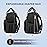 RUVALINO Diaper Bag Backpack-Expandable Baby Bag with up to 50% Capacity -Baby Essentials Bag with Changing Pad Insulated Bottle Holders & Pacifier Case, Waterproof, Black XL