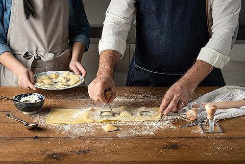 Miniatura 10 de Marcato Sello clásico para hacer raavioli, fabricado en Italia, estrella, individual, mate