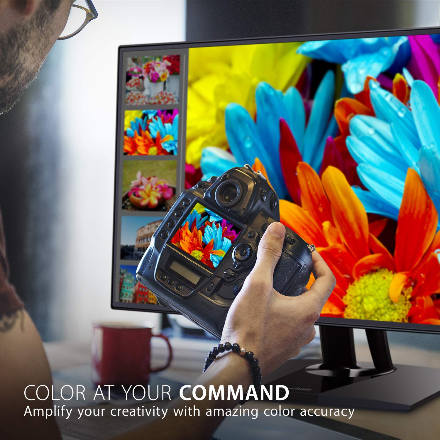 Image secondaire de Moniteur ViewSonic VP2768-4K 27'' Ultra HD 3840x2160 - Précision des Couleurs