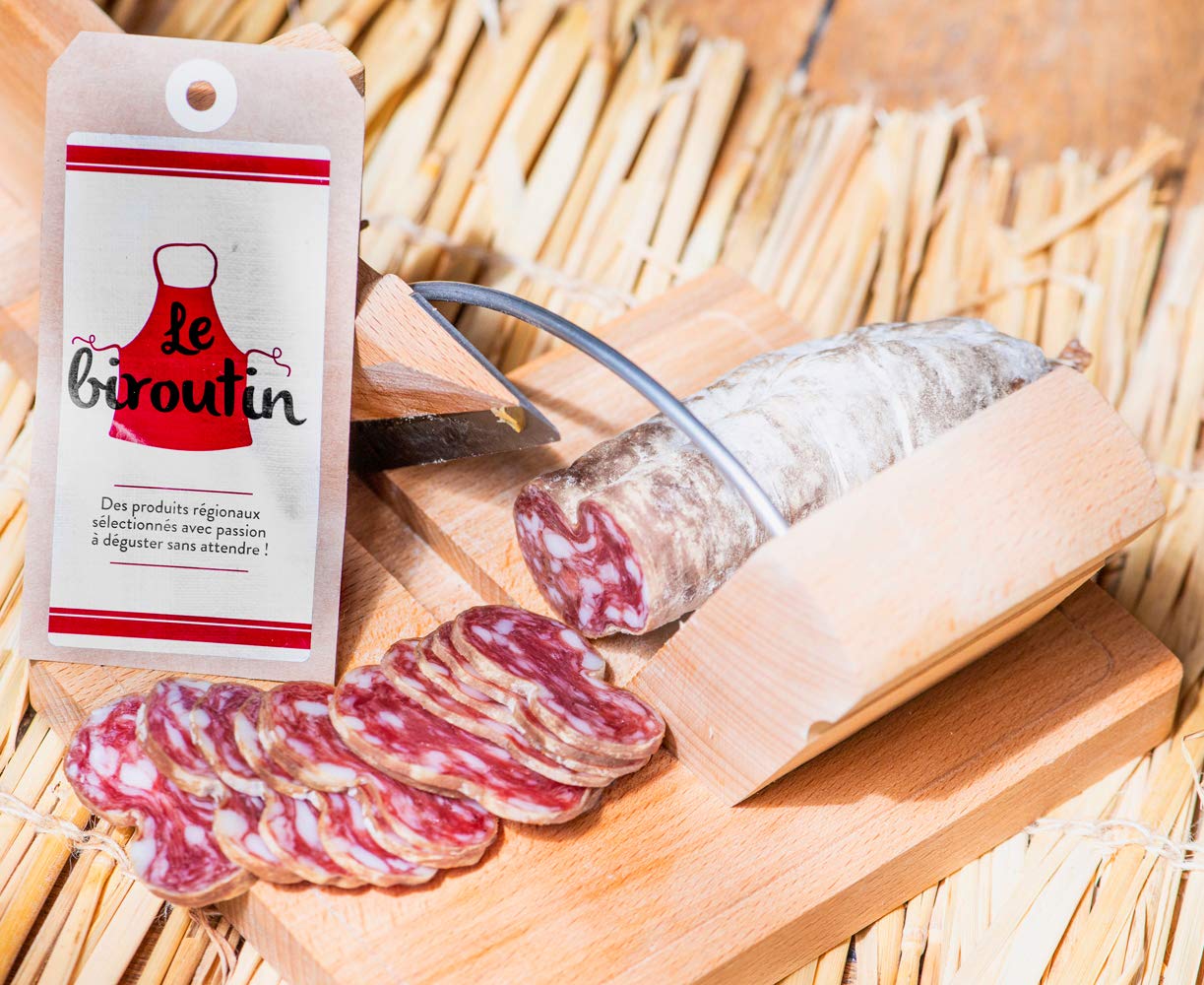 Lot de 3 Saucissons secs le Biroutin 280g