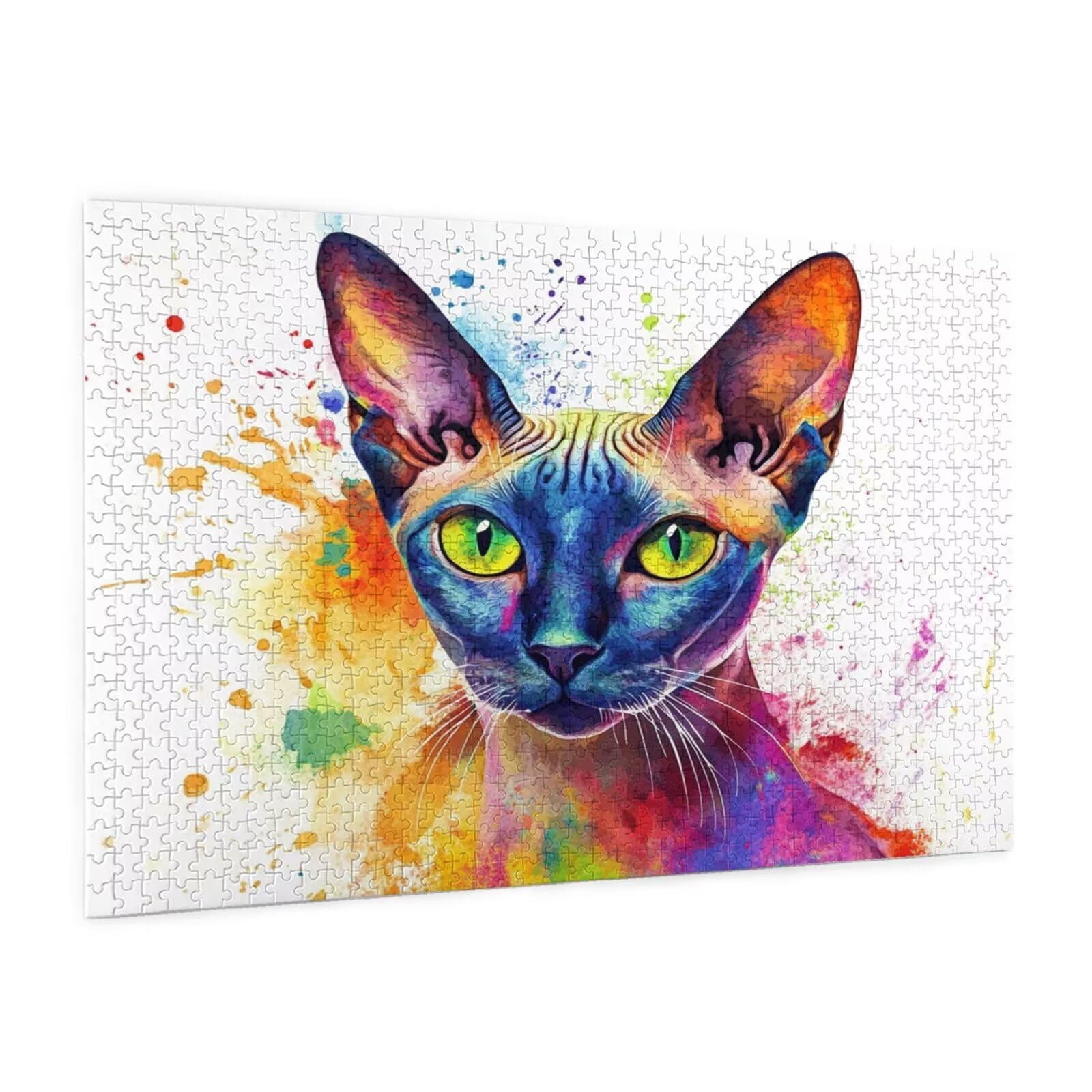 Puzzle Katze Puzzle 6000 Teile Tier Puzzles Erwachsene mit Geschenkbox, DIY Groß Holzpuzzle für Erwachsene, Geschicklichkeitsspiel für Die Ganze Familie Geschenke für Frauen 105 x 180 cm -874y