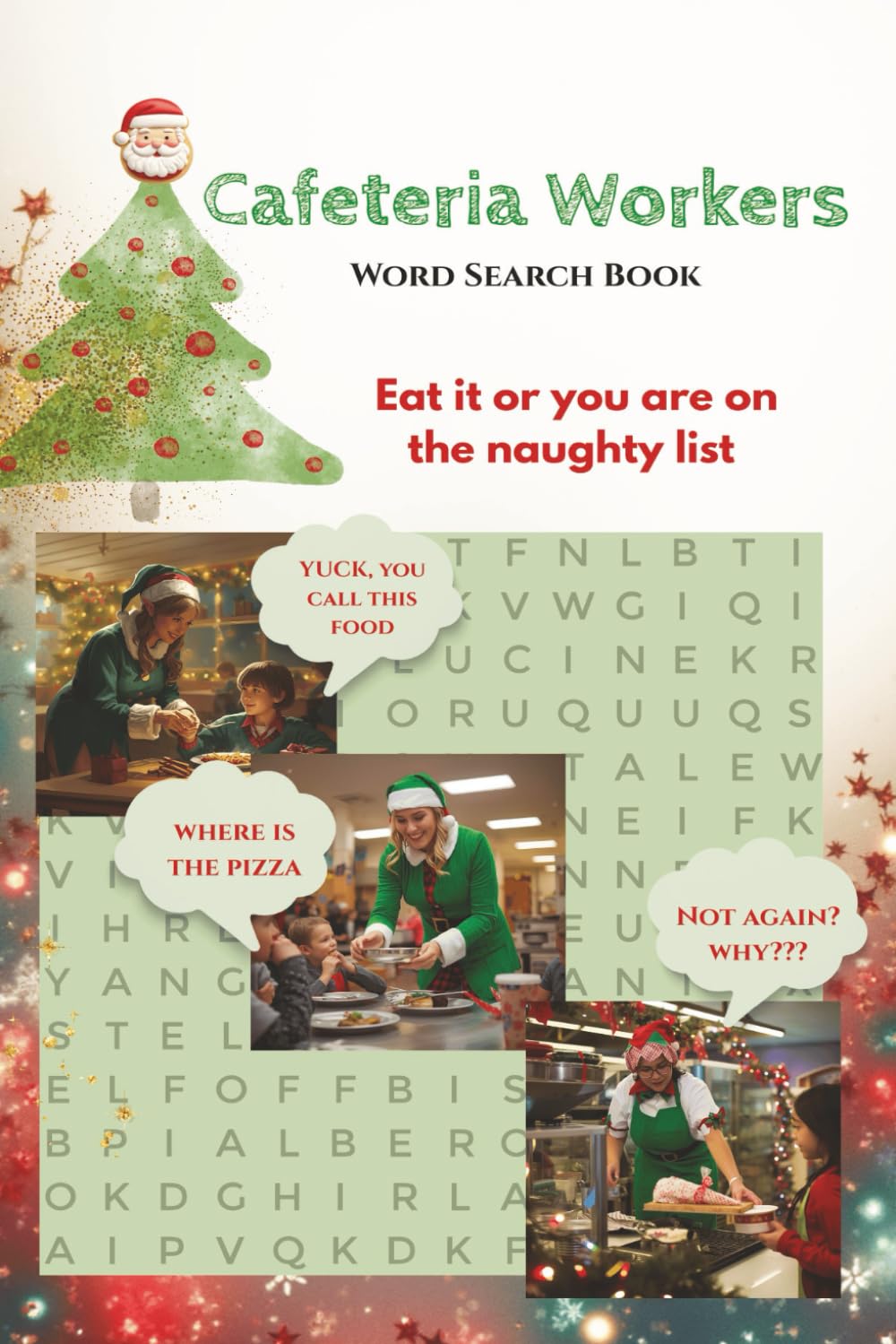 Cafeteria Workers Word Search Book: 55 Relaxing Brain Games for Lunchroom Staff, Food Service Workers, and Kitchen Teams