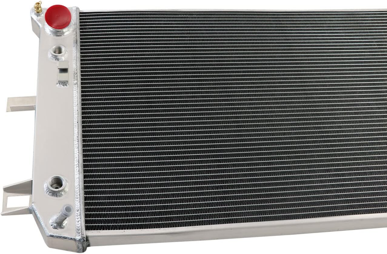 ReadyCool 2 Row Aluminum Radiator for 2001-2005 Chevy Silverado 2500 HD 3500 & GMC Sierra 6.6L Duramax LB7 LLY