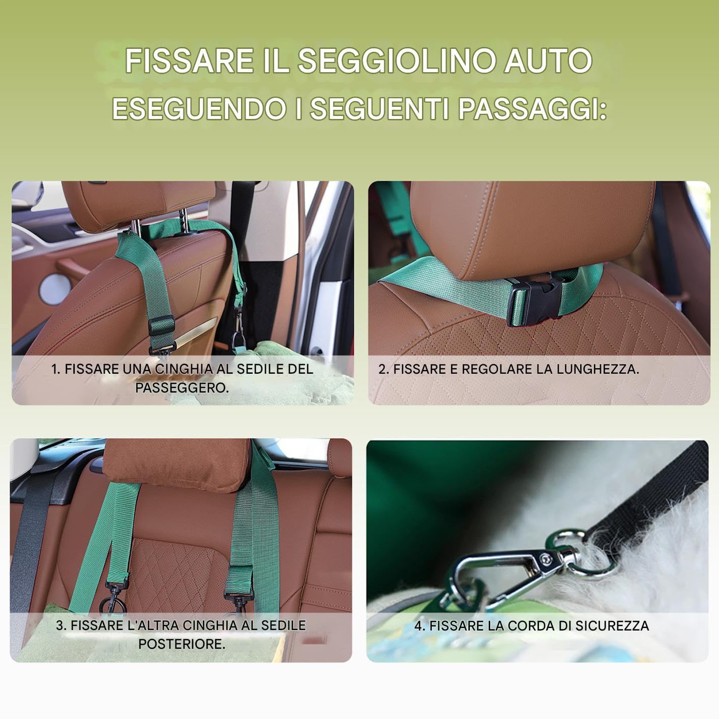 Asiento De Coche Para Cachorros Accesorios Para Mascotas 2 En 1 Con | Bolso Para Gatos Para Viajes Coche Diario Cachorro Interior Exterior Transporte Público