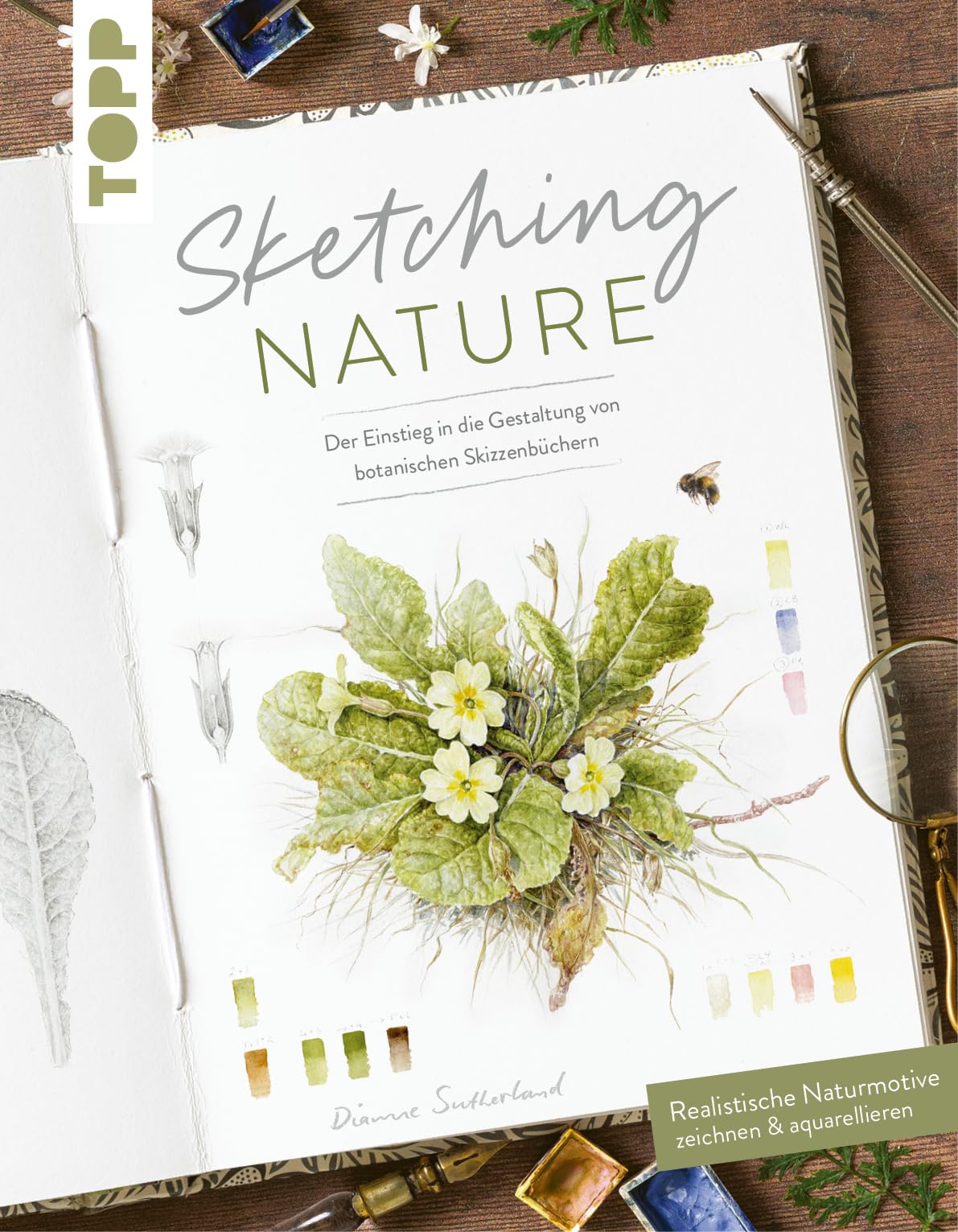 Carnet de croquis botanique et dessin de nature guide de techniques d'illustration