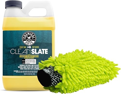 Chemical Guys Clean Slate Car Wash Kit 64oz Citrus Soap + Chenille Mitt for Cars, Trucks, SUVs Chemical Guys Clean Slate Car Wash Kit 64oz Citrus Soap + Chenille Mitt for Cars, Trucks, SUVs