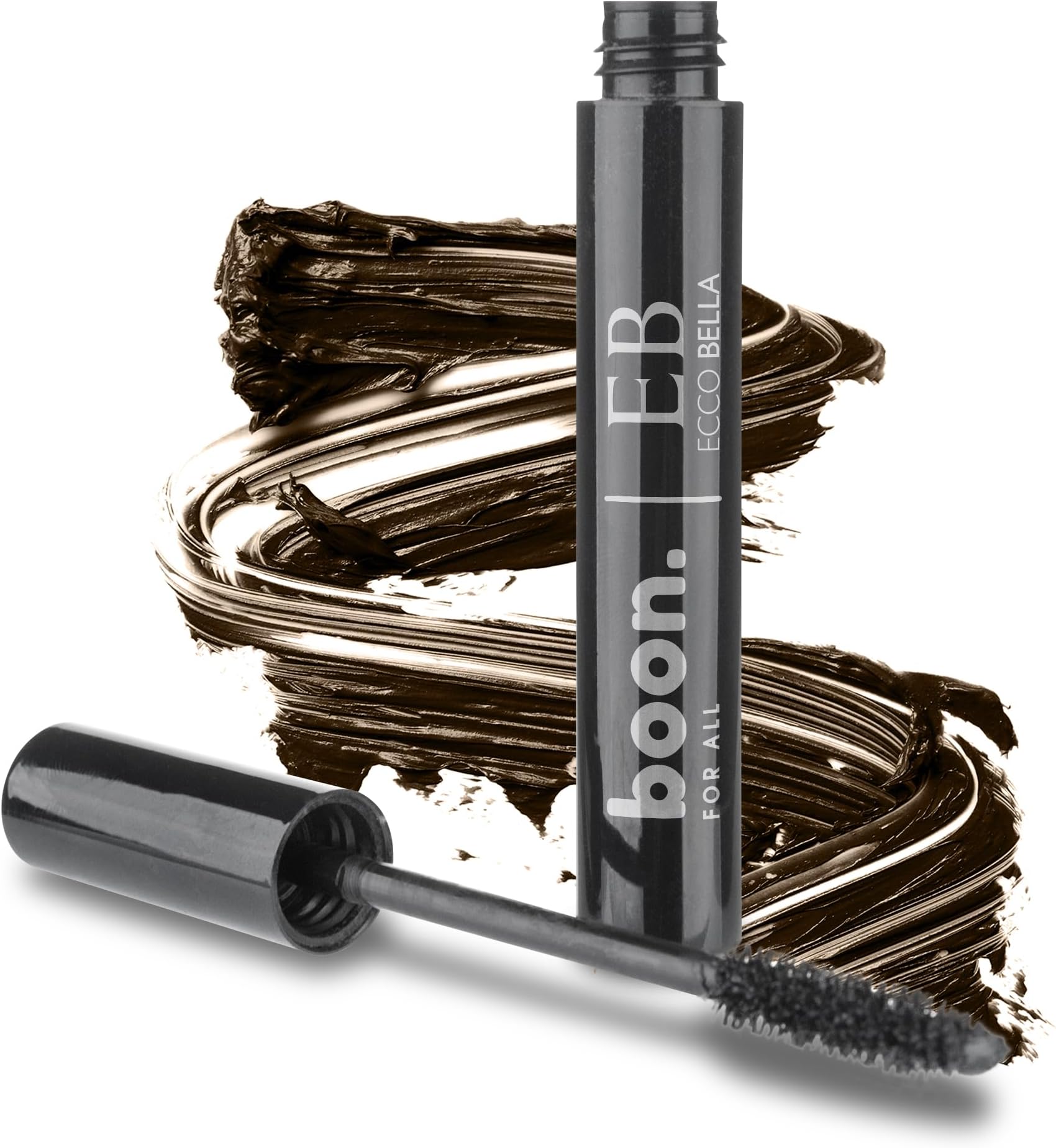 Natural Vegan Mascara | Pure Formula for Soft, Natural Looking Lashes, Perfect for Sensitive Eyes | Made in USA | Brown, 0.38 oz.