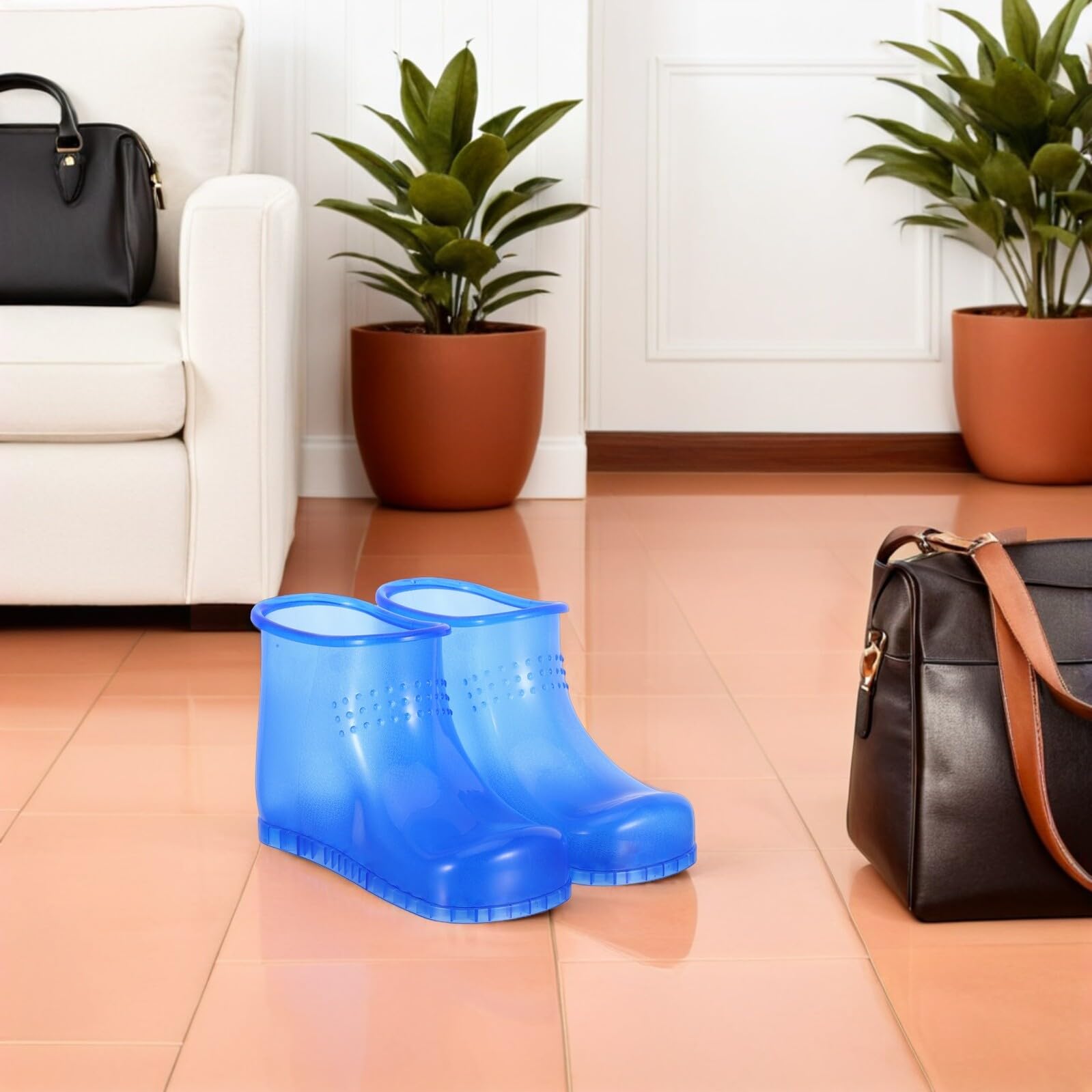 BESTYASH Fußbadewanne aus Kunststoff Fußbadestiefel für Spa und Massagemomente Fußwaschbecken für Entspannung zu Hause Fußbad für Senioren Fußbadewanne