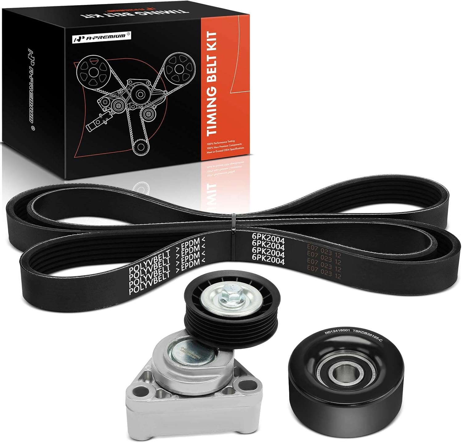 A-Premium Engine Serpentine Belt Drive Kit Compatible with Chevrolet & Pontiac Cars - Camaro 2001-2002, Firebird 2001-2002 - 5.7L