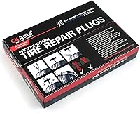 Vista 6 de CKAuto 30 piezas de 20,3 cm de tiras de reparación de neumáticos marrones, herramientas automotrices de reparación de neumáticos sin cámara
