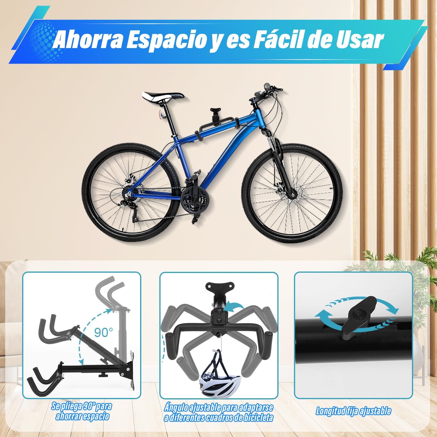 Suporte de Parede Ajustável para Bicicleta, Suporte de Parede Horizontal para Bicicleta, Suporte de Parede para Bicicleta, Cabides de Bicicleta, Suporte para Bicicleta Parede Suporte de Parede Ajustável para Bicicleta, Suporte de Parede Horizontal para Bicicleta, Suporte de Parede para Bicicleta, Cabides de Bicicleta, Suporte para Bicicleta Parede