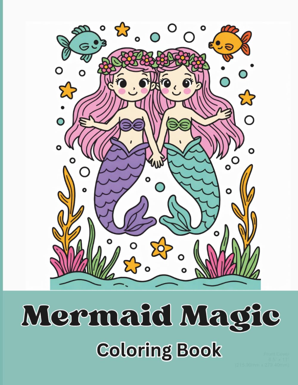 Mermaid Magic: A Coloring Book