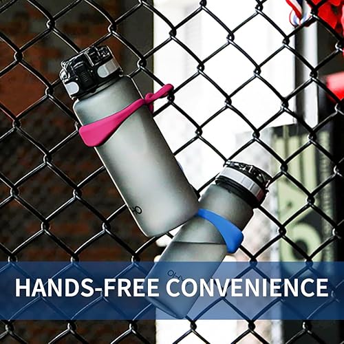 Miniatura 4 de Correa de silicona magnética para botella de agua, correa para vaso de agua, versátil anillo deportivo para botella  Correa portadora de botella de