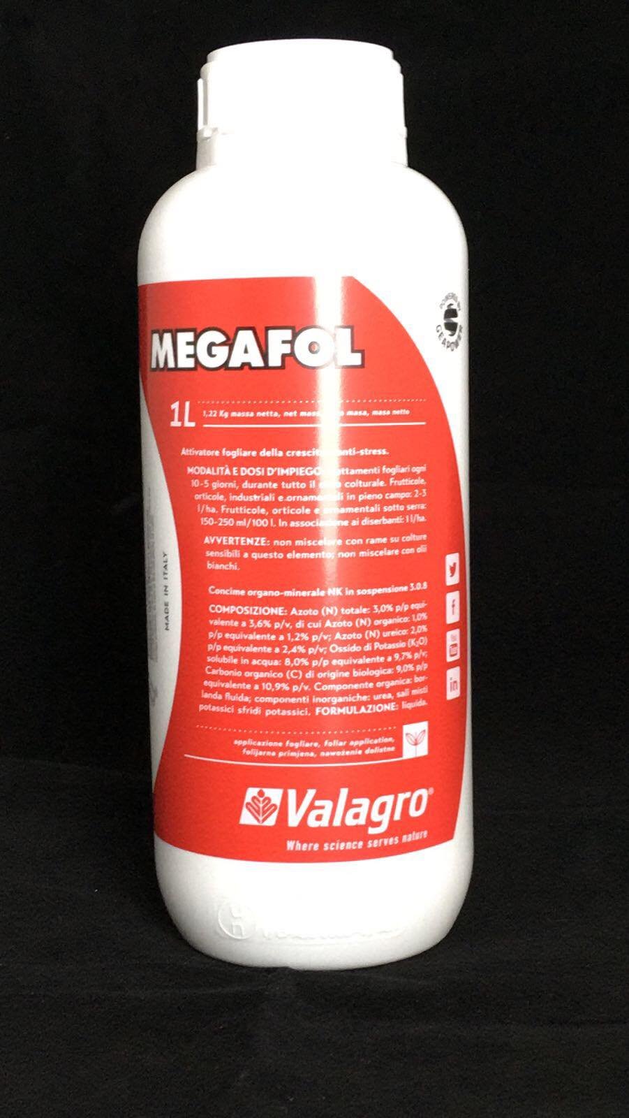 Buy VALAGRO MEGAFOL ANTISTRESS FERTILIZER FOR S 1 lt Online at ...
