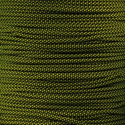 Paracord Planet 250 Foot Spools of 550 Type III 7 Strand Paracord (Neon Yellow Diamond 250 Foot Spool)