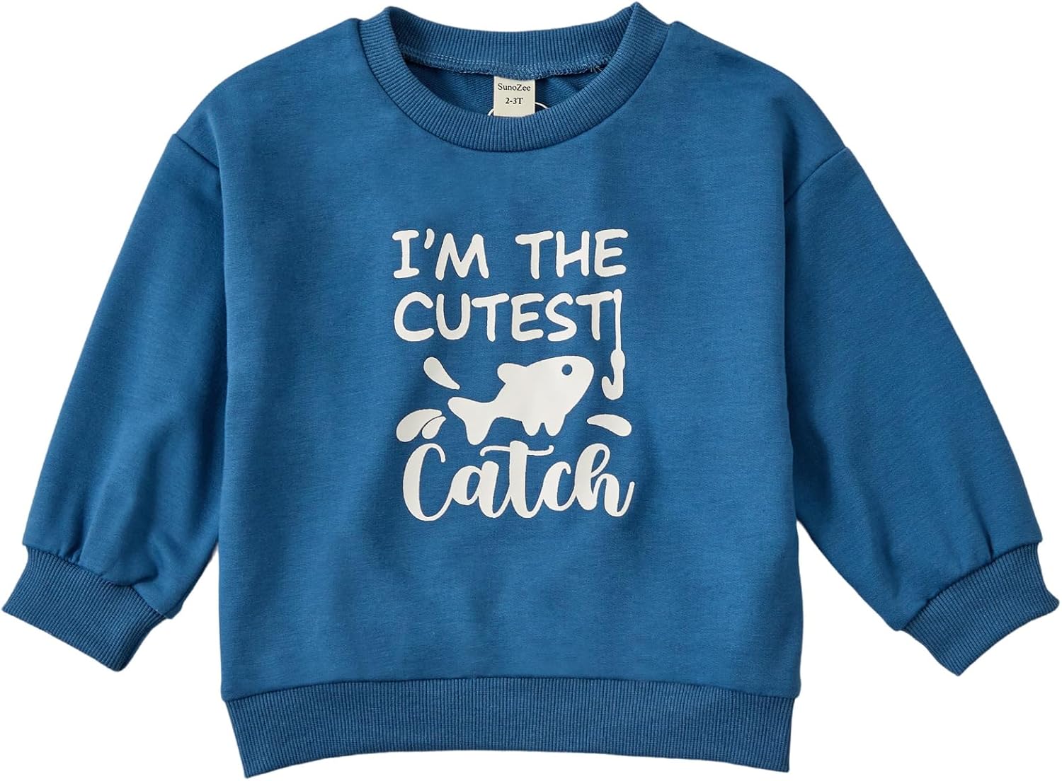 Toddler Baby Fish Long Sleeve Sweatshirt Top Jogger Pants Set Cute Fall Winter Clothes Set - Image 4