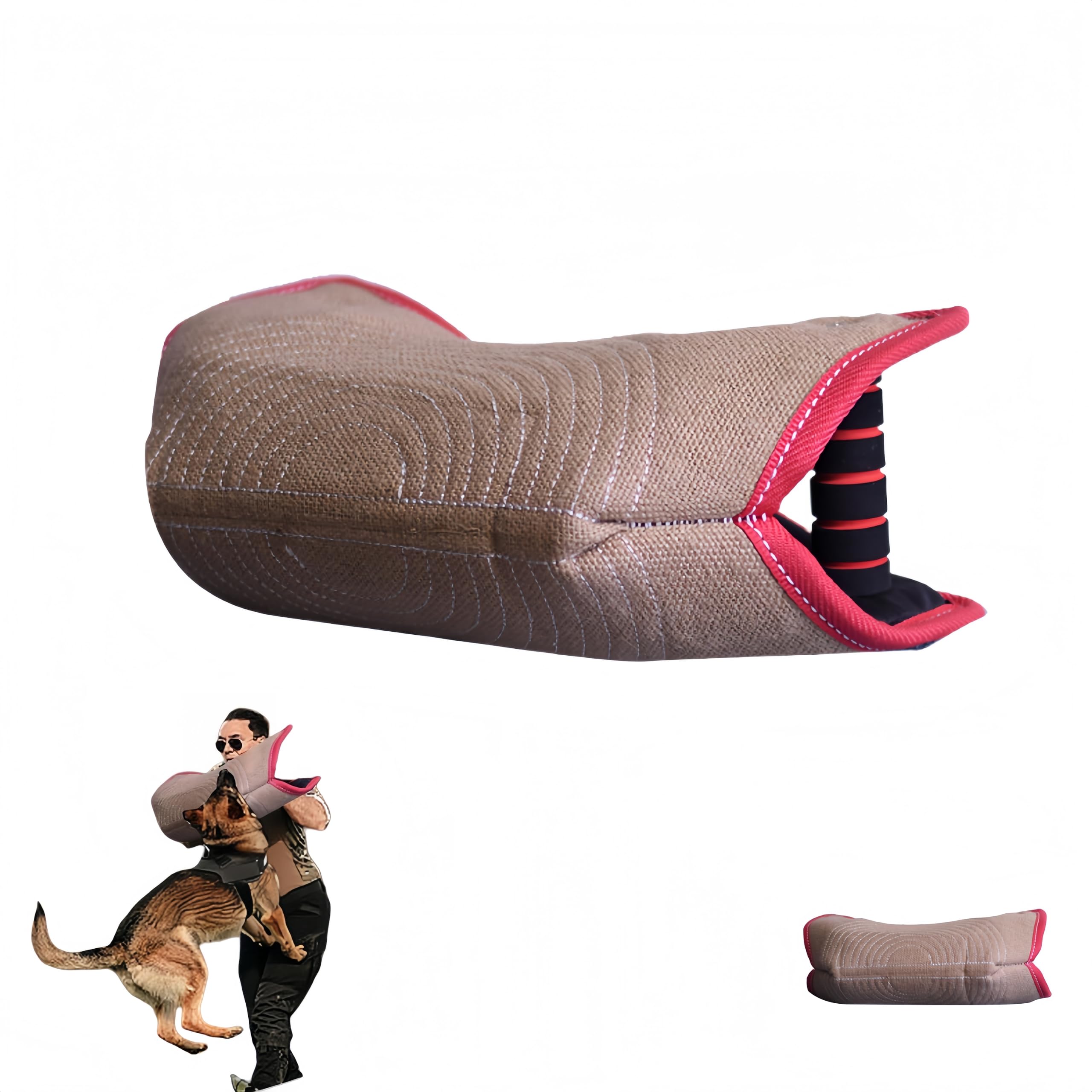 Générique Manchette Mordant Chien, Équipement D'entraînement De Morsure | Jeu De Traction Pliable pour Chiens - 33x20x14cm, 500g | pour Chiens De Berger Allemand, Extérieur, Cours De Formation
