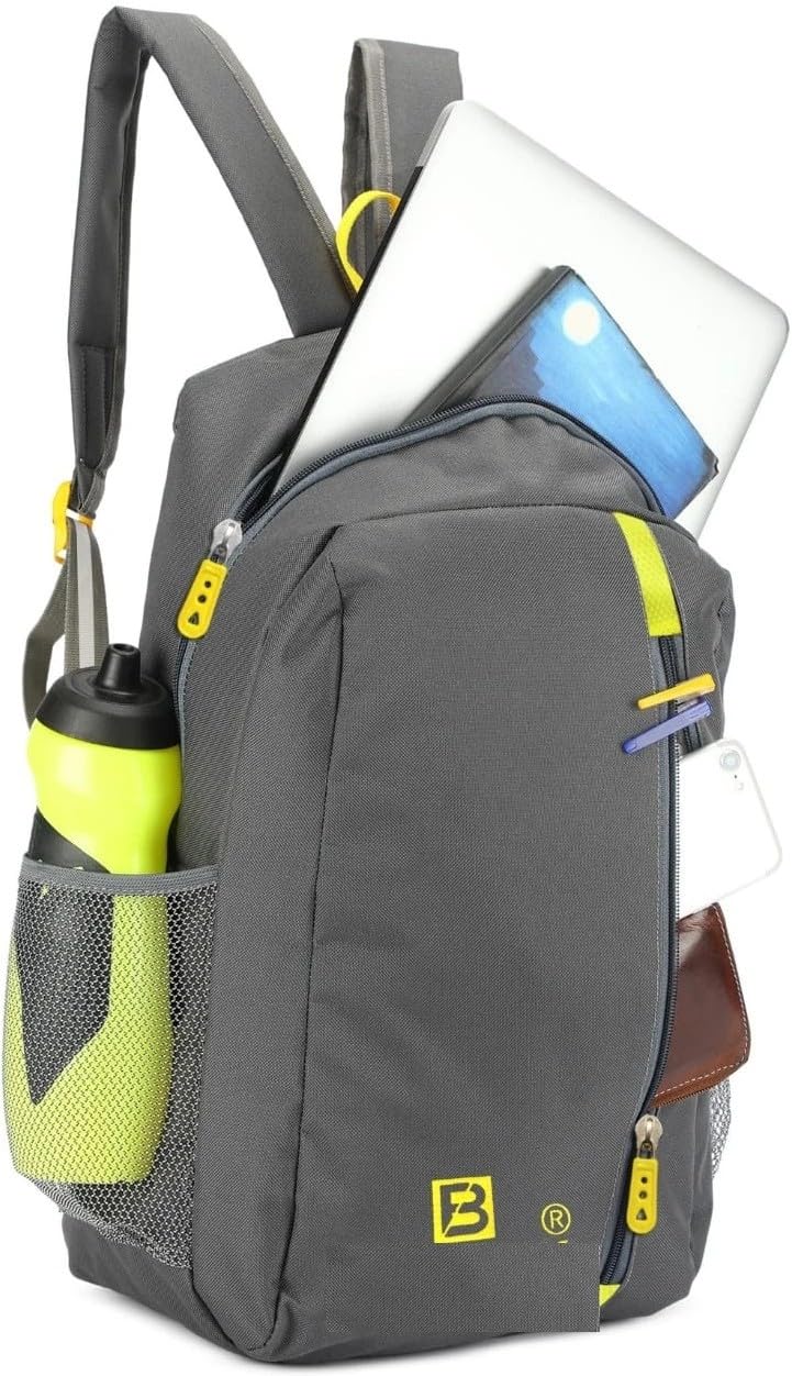 Medium 22 L Small Backpack Casual Bag Tuition Picnic Daypack(Grey)_79-image-39