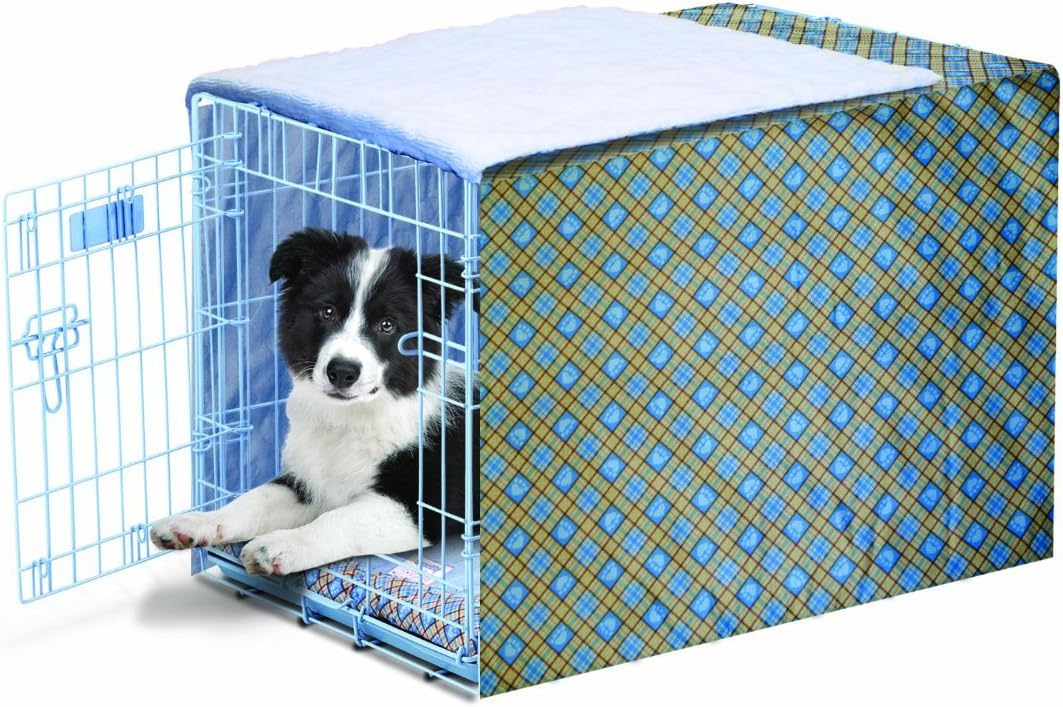 PRECISION PET Duvet Crate Cover for Size 3000 Crates, Blue
