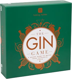 Talking Tables Gin Themed Trivia Board Game, Games Night, Adults, After Dinner Party,General Knowledge, G&T, Gin Lover,