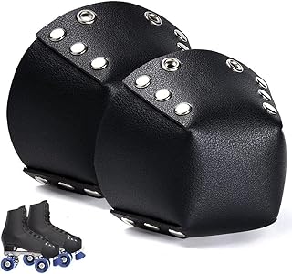 Roller Skate Toe Guards 1 Pair Pu Leather Skate Toe Guards Anti-friction Toe Cap Guards Protectors Sport Accessories