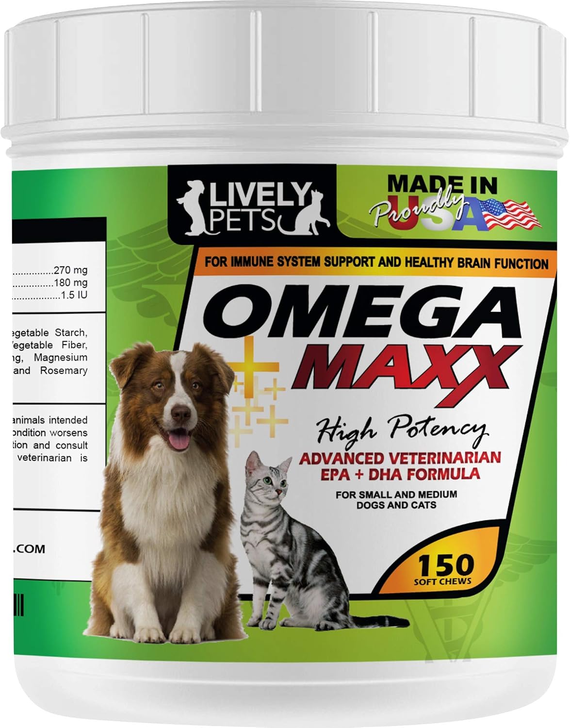 Allergy Immune Soft Chews with Omega 3 Fish Oil Itchy Skin Relief for Dogs