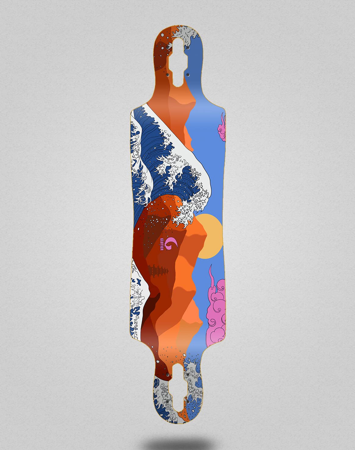 Skate Skateboard Longboard Komplett 40x9 Drop Japan Mirage Prime