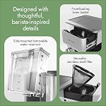 Lotus Professional Series The Top Drip Coffee Maker with Grounds Scale, Programmable 10-Cup Coffee Maker, 1500 Watts, Stainless Steel, LTSCM500