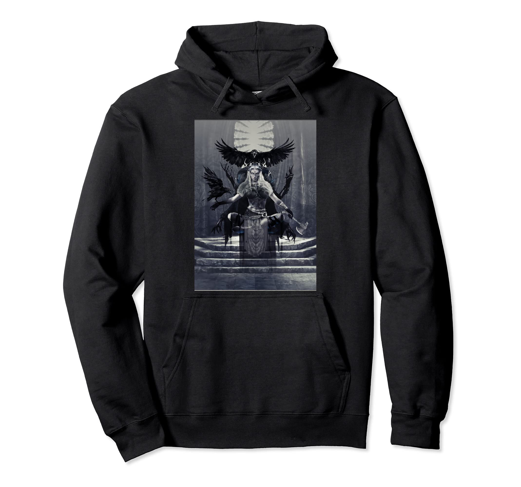 Norse Goddess Hel Norse Mythology Pullover Hoodie