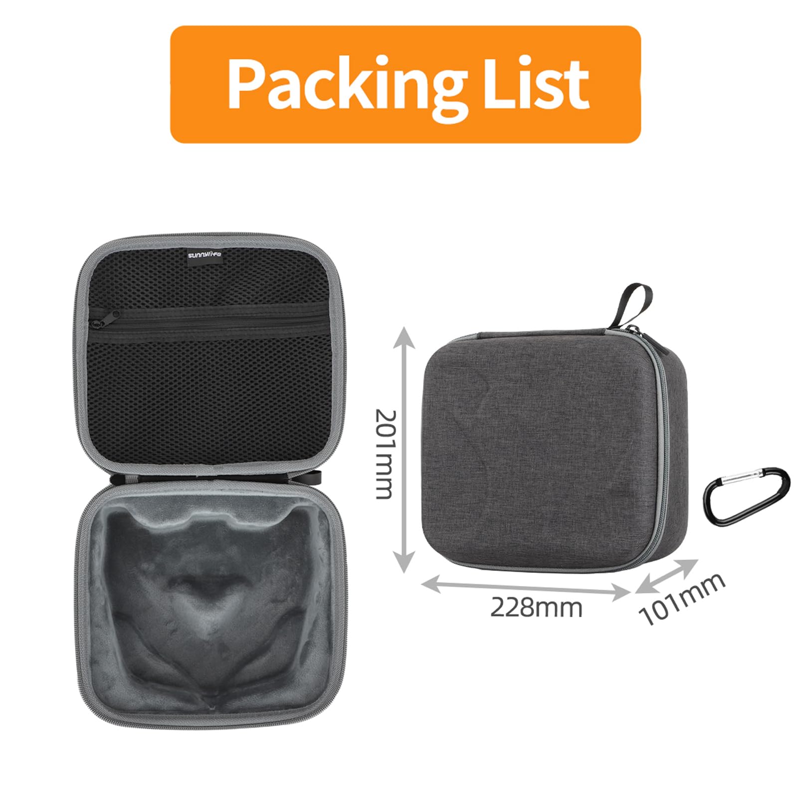 ZJRXM Funda para DJI Goggles N3, bolsa de almacenamiento portátil, bolsa de protección portátil para DJI Goggles N3
