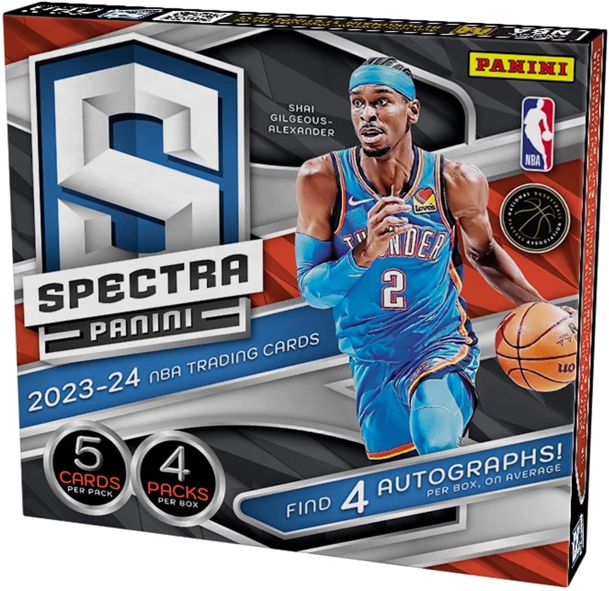 2023-24 Panini Spectra NBA Basketball Trading Card Box (Hobby) (4 Autographs)