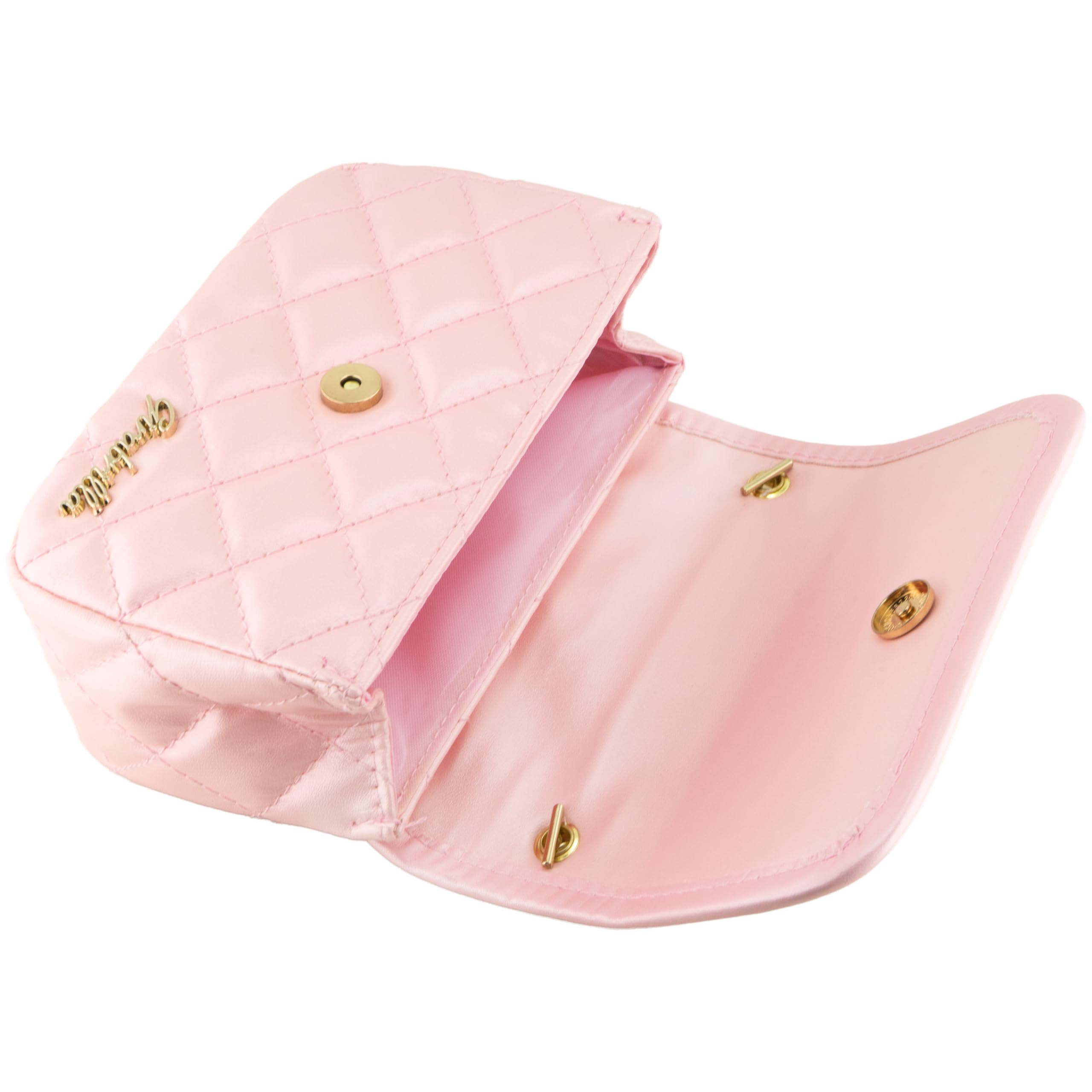 Girabrilla Glamour - Borsetta Sofi Bon Bon con Paillettes Reversibili, Tracolla e Charms