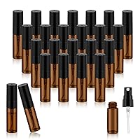 Vista 14 de Zhehao - 200 unidades de mini botellas de spray de 5 ml, botellas de vidrio transparente para perfume, atomizador de perfume recargable