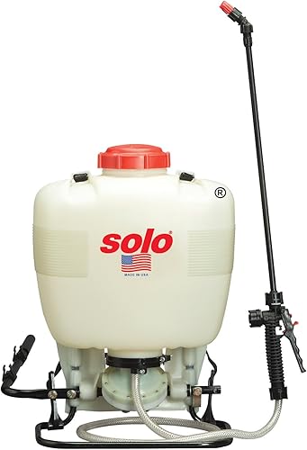 Solo 475-B. Mochila pulverizadora con bomba de diafragma profesional, de 4 galones.