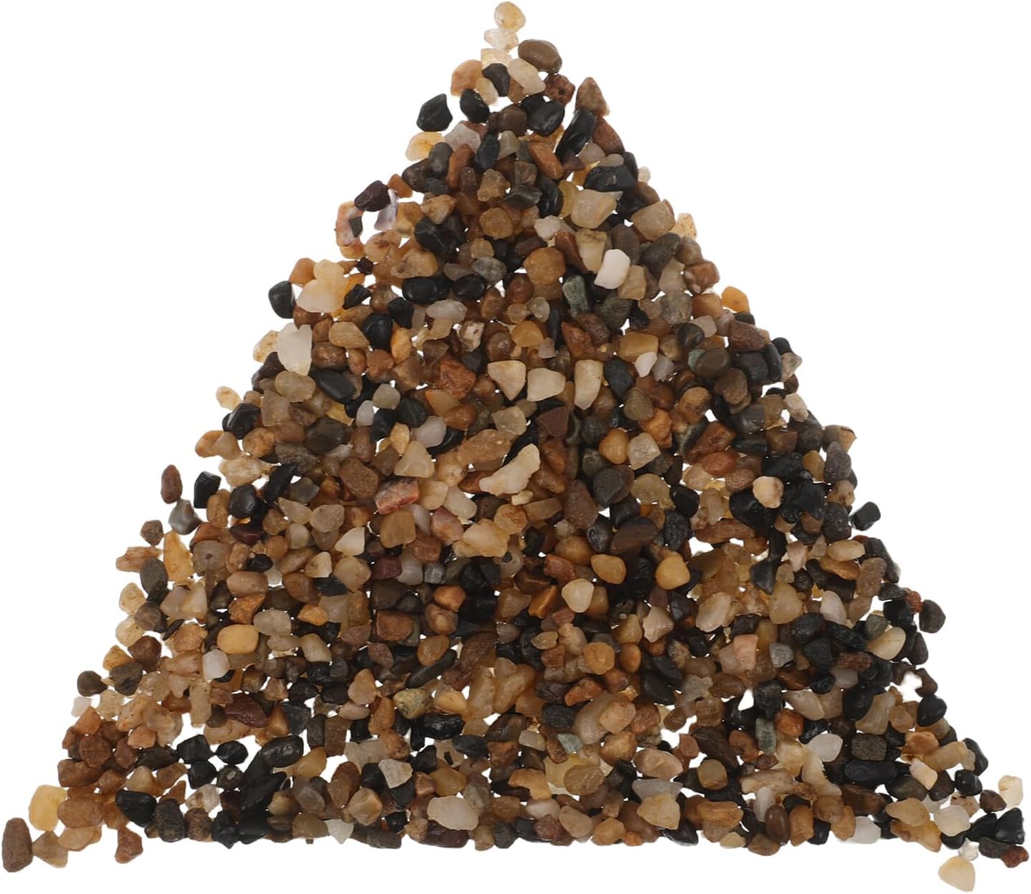 ARTIBETTER Natural River Rocks Aquarium Gravel Small Pebbles 0.3-0.5cm Decorative Substrate for Fish Tanks Plant Landscaping and Vase Fillers 2lb