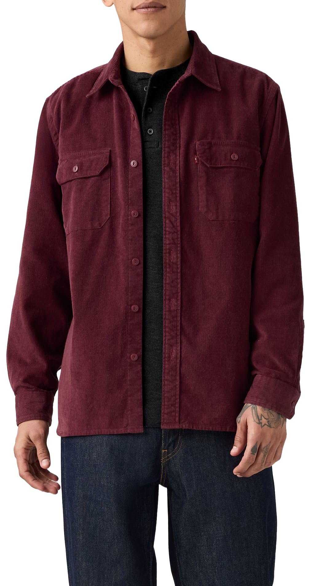 Levi's Jackson Worker Tawny Port Corduroy, Tawny Port, M