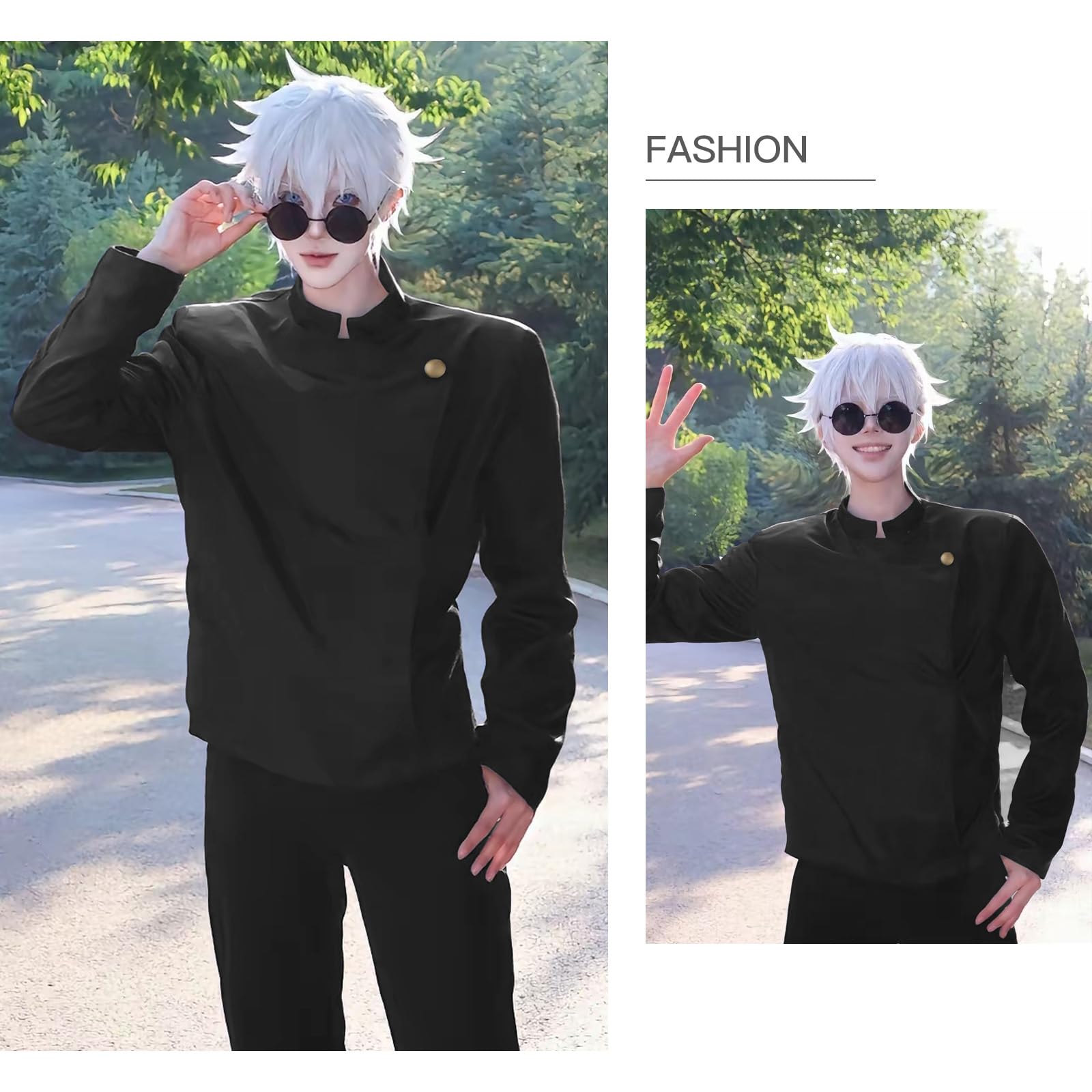 Bocguy cosplay anime, costume da gojo/choso/sukuna/toji/geto/nobara/yuji itadori, per Halloween e carnevale