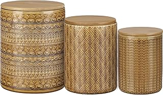 Primitives by Kathy Decorative Canister, Set of Three, Brown