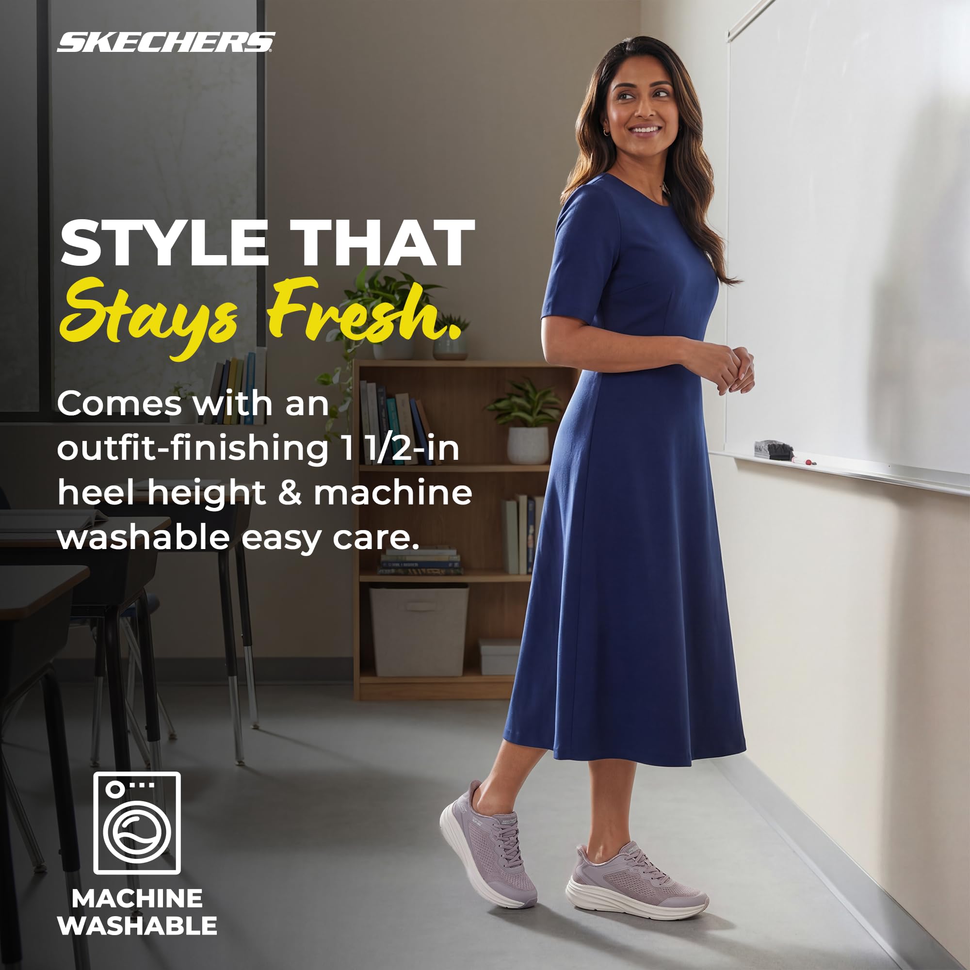 Skechers Slip-ins Bobs Skillz Too Essential Violeta Qual