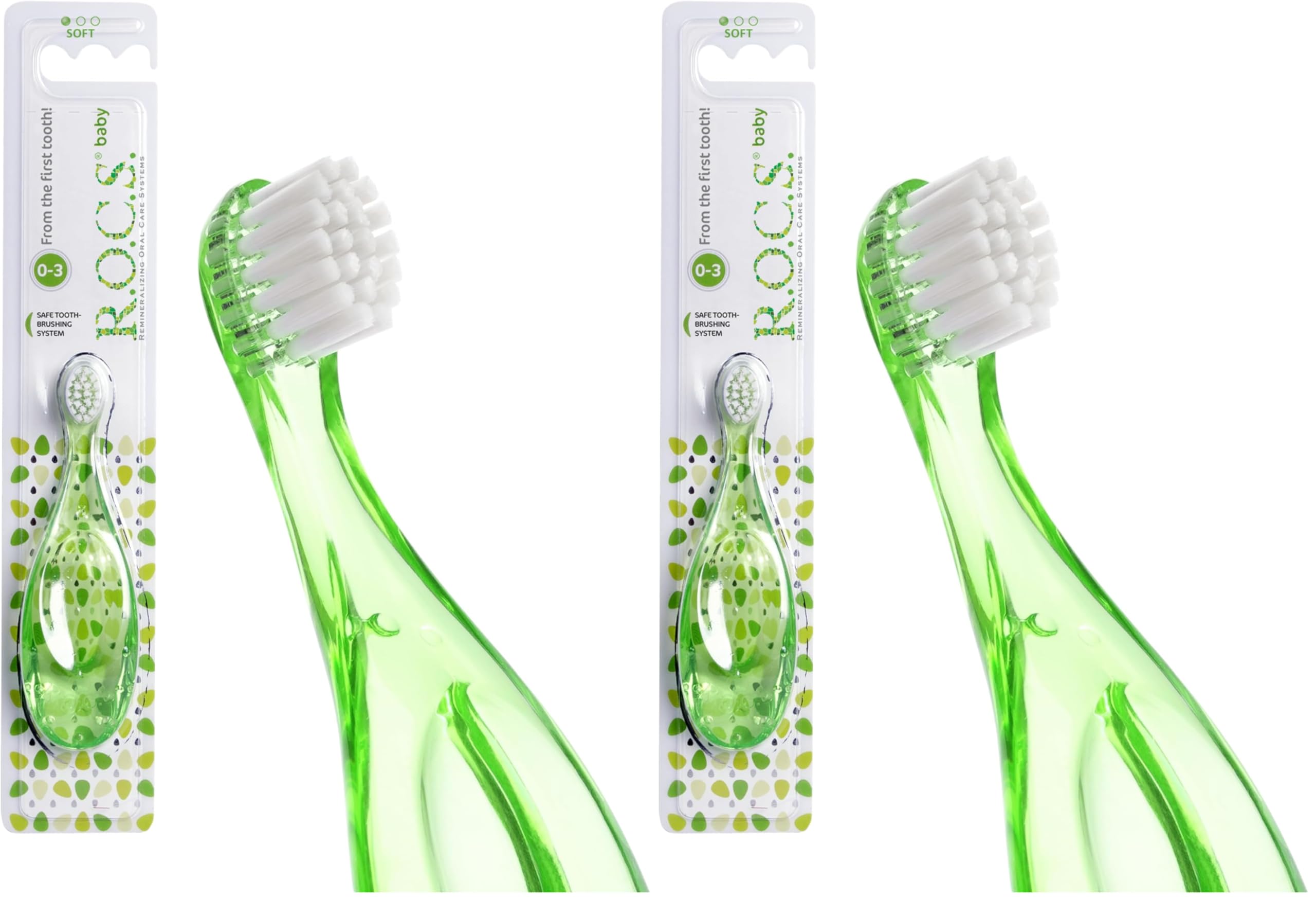 R.O.C.S. Baby Diş Fırçası, Asorti (2 paketi)