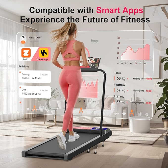 Caminadora Eléctrica 2.5 hp con Inclinación Roja miniatura 5