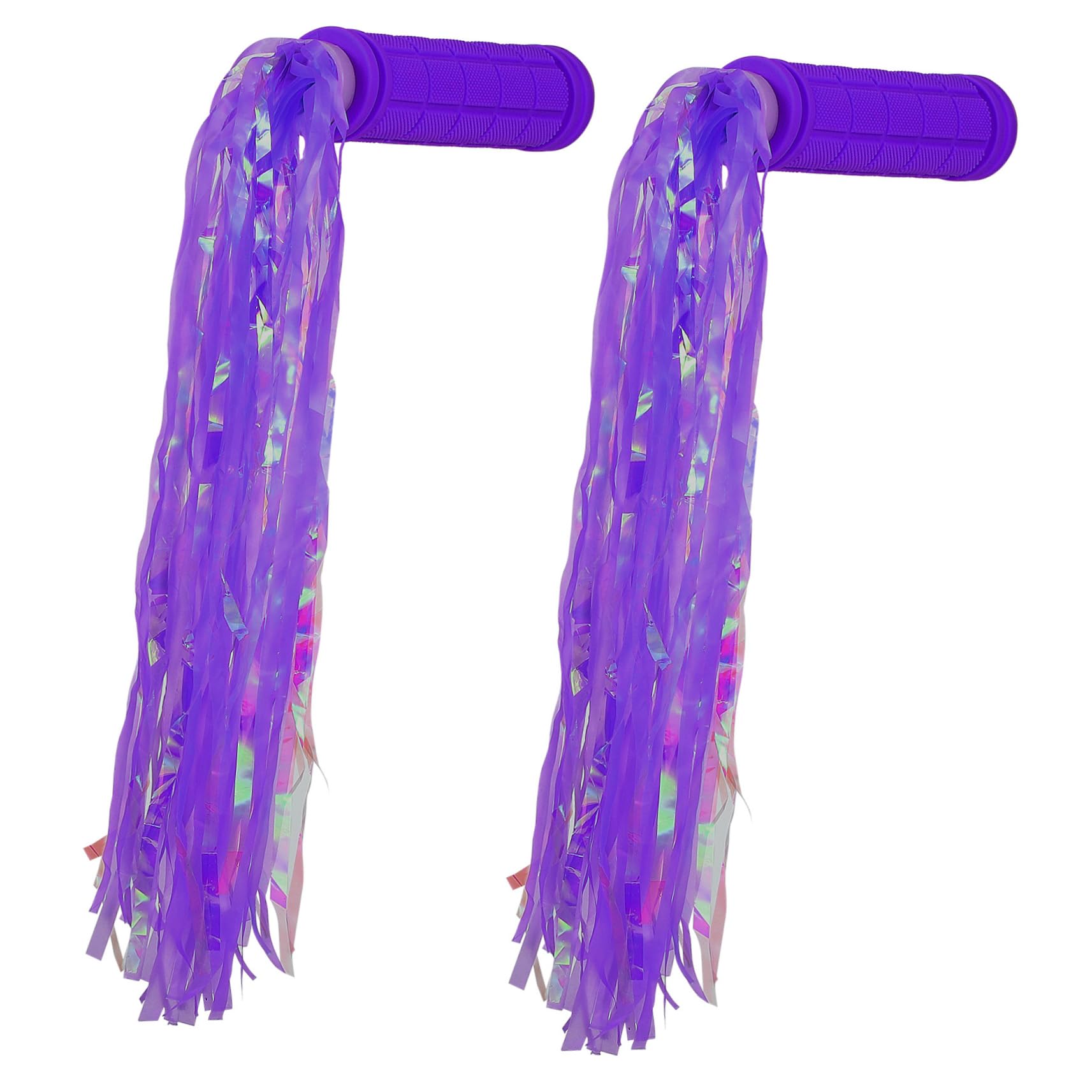 Toyvian Poignées De Guidon De Vélo avec Banderoles Grip Dérapant Accessoires De Vélo Extérieurs Installation Facile