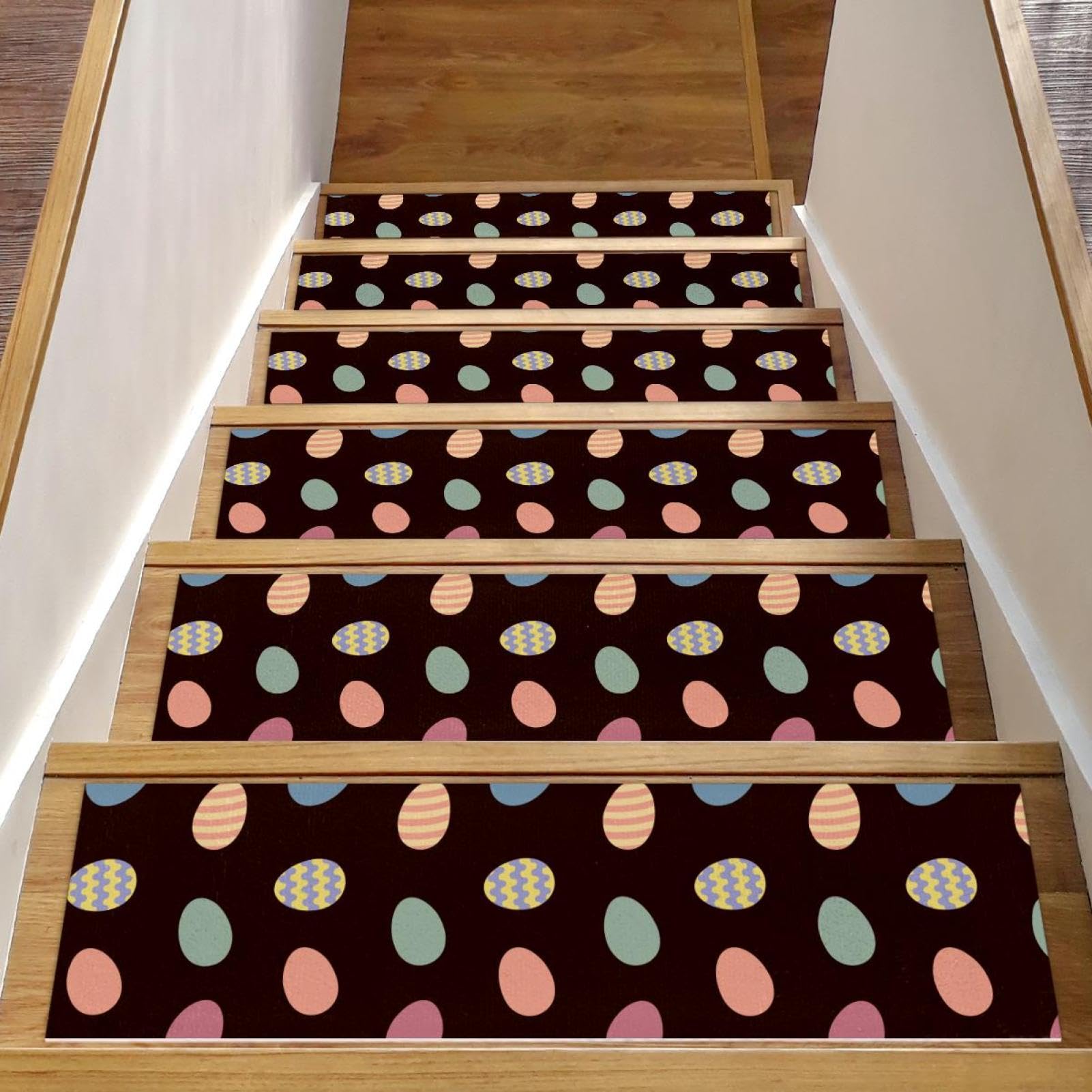 Tapis d'escalier antidérapants pour éviter les glissades sur les marches en bois intérieures en TPE