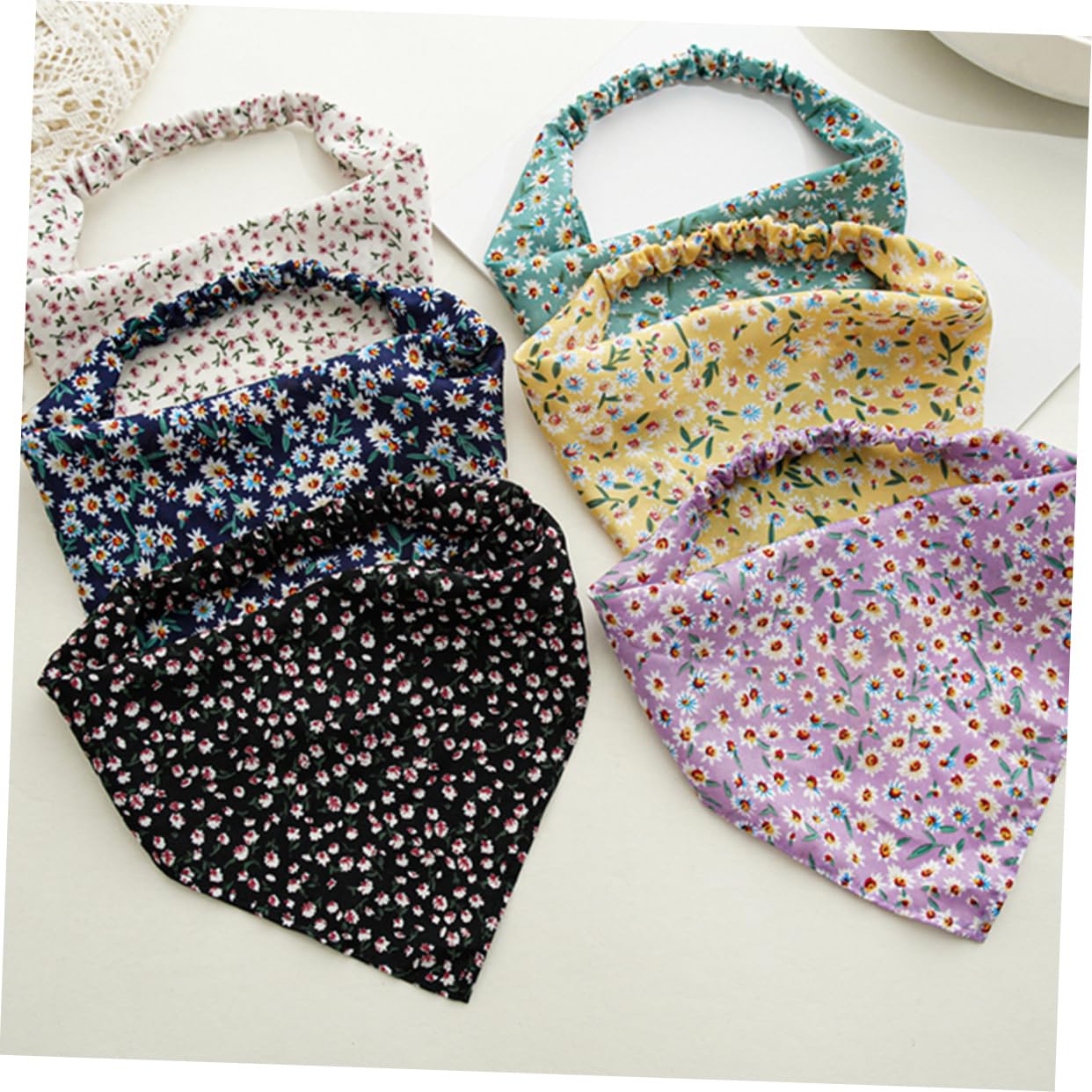 MAGICLULU 3 Juegos De Pañuelos Para El Pelo Diademas Pañuelos Para El Pelo Para Mujer Accesorios Estéticos Para El Cabello Turbante 6 Unidades X 3